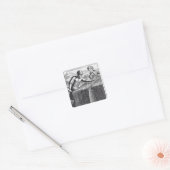 Een boer ontdekt in vierkante sticker (Envelop)