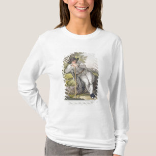 Een boer van de Tesino-vallei in Tirol, uit een ku T-shirt