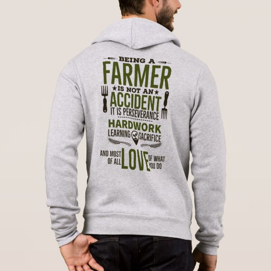 Een boer zijn hoodie (Achterkant)