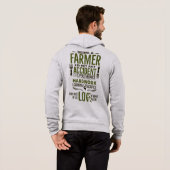 Een boer zijn hoodie (Achterkant volledig)
