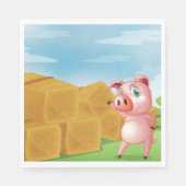 Een Boerderij afdrukken Servet (Voorkant)