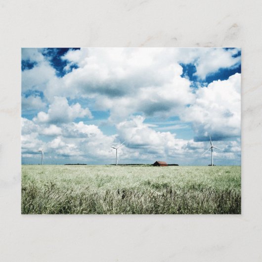 Een boerderij briefkaart (Voorkant)