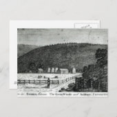 Een Boerderij in Canaan, Connecticut Briefkaart (Voorkant / Achterkant)