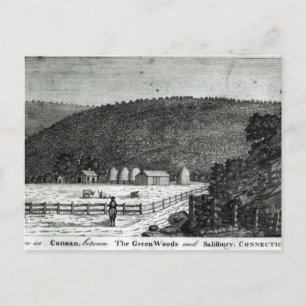 Een Boerderij in Canaan, Connecticut Briefkaart