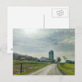 een boerderij in de Vingermeren van de deelstaat N Briefkaart (Voorkant / Achterkant)