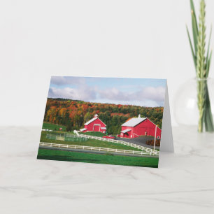 Een boerderij in Vermont dichtbij Peacham. VERSIE Kaart