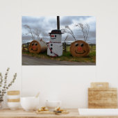 Een boerderij Kerstposter Poster (Keuken)