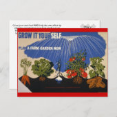 Een Boerderij tuin kweken Briefkaart (Voorkant / Achterkant)