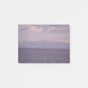 een Boerderij van de wind op het Ierse Zee bij Liv Post-it® Notes