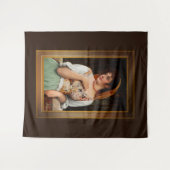 Een boerenschoonheid van Eugen von Blaas Wandkleed (Voorkant (horizontaal))