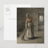 Een boerenvrouw die in 1867 vloog briefkaart (Voorkant / Achterkant)