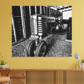 Een boerfenis canvas afdruk (Insitu (Woonkamer))