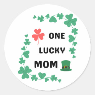 Een bofmakreel ronde sticker