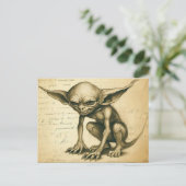 Een boggart wetenschappelijk sketch Briefkaart (Staand voorkant)