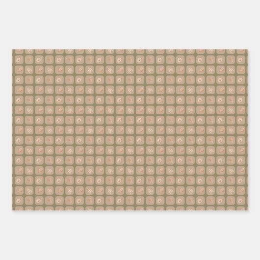 Een boho insectenverzameling inpakpapier vel (Voorkant)