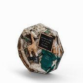 Een boho  leuke zwangerschapsaankondiging fotoblokken (Rechts)