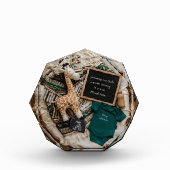 Een boho  leuke zwangerschapsaankondiging fotoblokken (Voorkant)