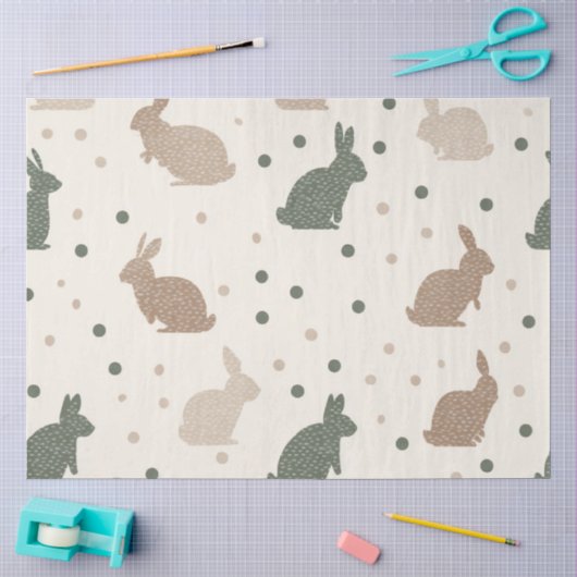 Een Boho Pasen Serie Design #3 Tissuepapier (Craft)