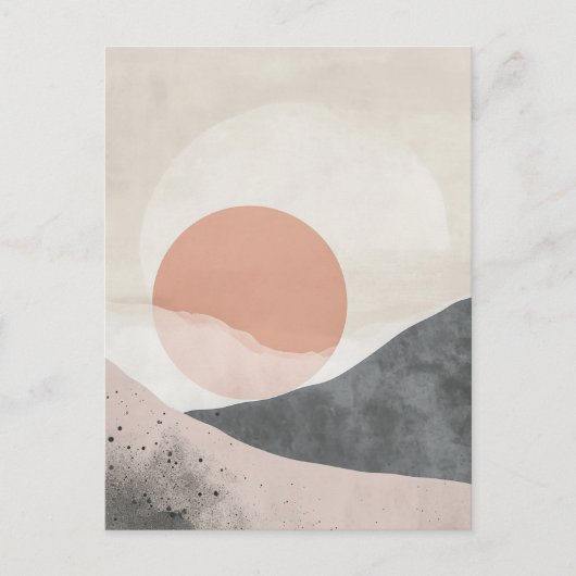 Een Boho-wereld Briefkaart (Voorkant)