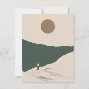 Een Boho-wereld Briefkaart