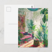 Een Boho woonkamer Briefkaart (Voorkant / Achterkant)