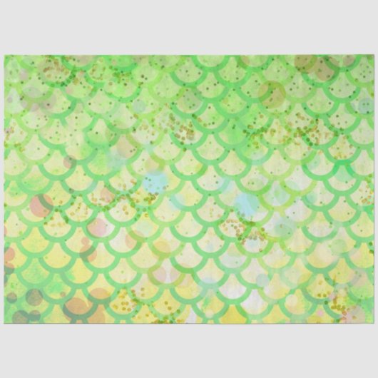 Een Bokeh Mermaid Series Design 3 Tissuepapier (Voorkant)