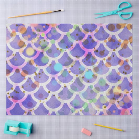 Een Bokeh Mermaid Series Design 6 Tissuepapier (Craft)