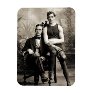 Een bokser en zijn heer magneet