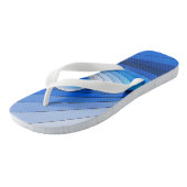 Een bol die een rimpeleffect veroorzaaktPair op Te Teenslippers (Schuin)