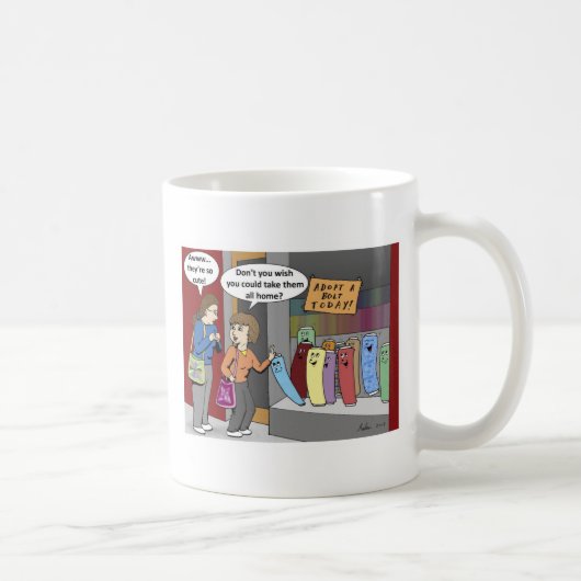 Een Bolt-Mok aannemen Koffiemok (Rechts)