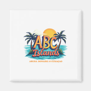 Een Bonaire Curacao Cruise Vakantie Caribisch Abc Magneet