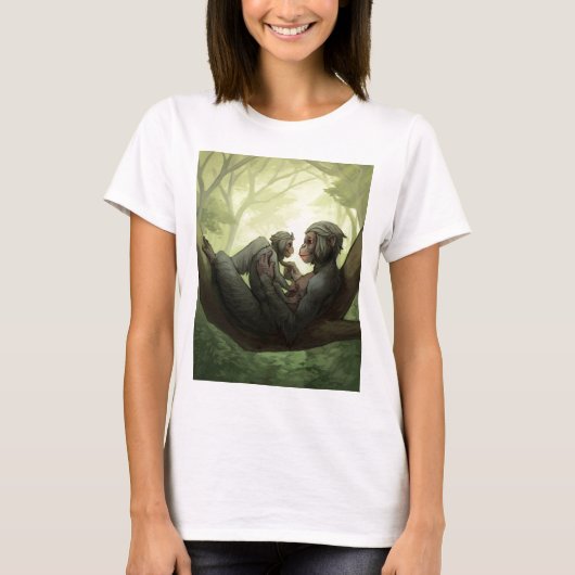 Een Bonobo moeder's Love T-Shirt (Voorkant)