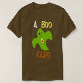 Een Boo Cado Funny avocado geest Halloween kostuum T-shirt (Design voorkant)
