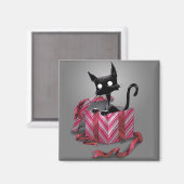 Een Boo Kat Gift Magnet (Voorkant / Achterkant)