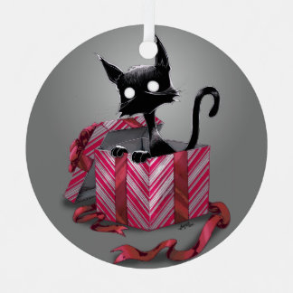 Een Boo Kat Gift Metal Ornament