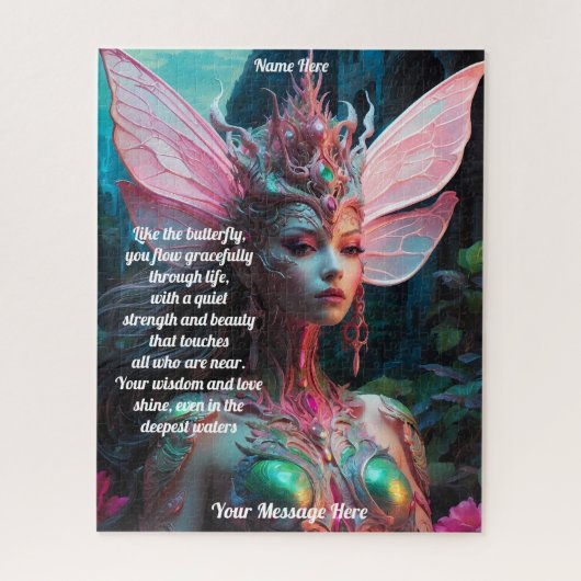 Een boodschap van liefde op je Fantasy Jigsaw Puzz Legpuzzel (Verticaal)