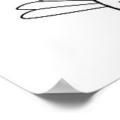 Een boodschap van "Vrede en Liefde" Poster (Hoek)