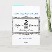 Een boodschap van vrede kaart (Achterkant)