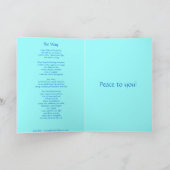 Een boodschap van vrede kaart (Binnen)