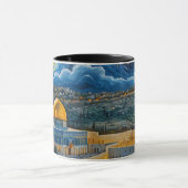 Een boodschap van vrede & vrijheid mok (Midden)