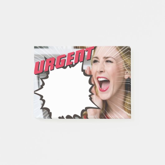 Een boodschap van wie post-it® notes (Voorkant)