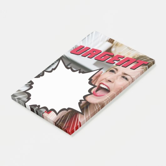 Een boodschap van wie post-it® notes (Schuin)