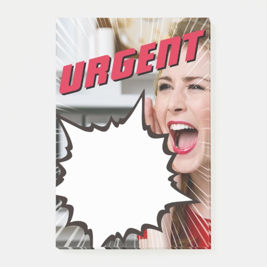 Een boodschap van wie post-it® notes (Voorkant)