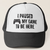 Een boodschap voor games of gamerspelers zonder sp trucker pet (Voorkant)