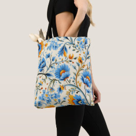 Een boodschappentas met zwarte hengsels met een le tote bag