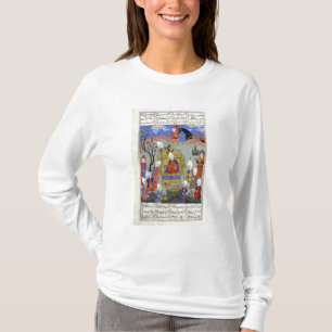 Een boodschapper brengt nieuws naar Siavosh T-shirt