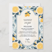 Een boog eten leuk fruit Limoen citroen bruiloft Kaart (Voorkant)