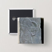 Een boogschutter uit het Paleis van Kapara Vierkante Button 5,1 Cm (Voorkant /achterkant)