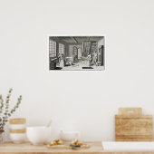 Een bookmakersworkshop, van de "Encyclopedie des Poster (Keuken)
