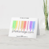 Een boom in de Winter Feestdagen Kaart (Achterkant)